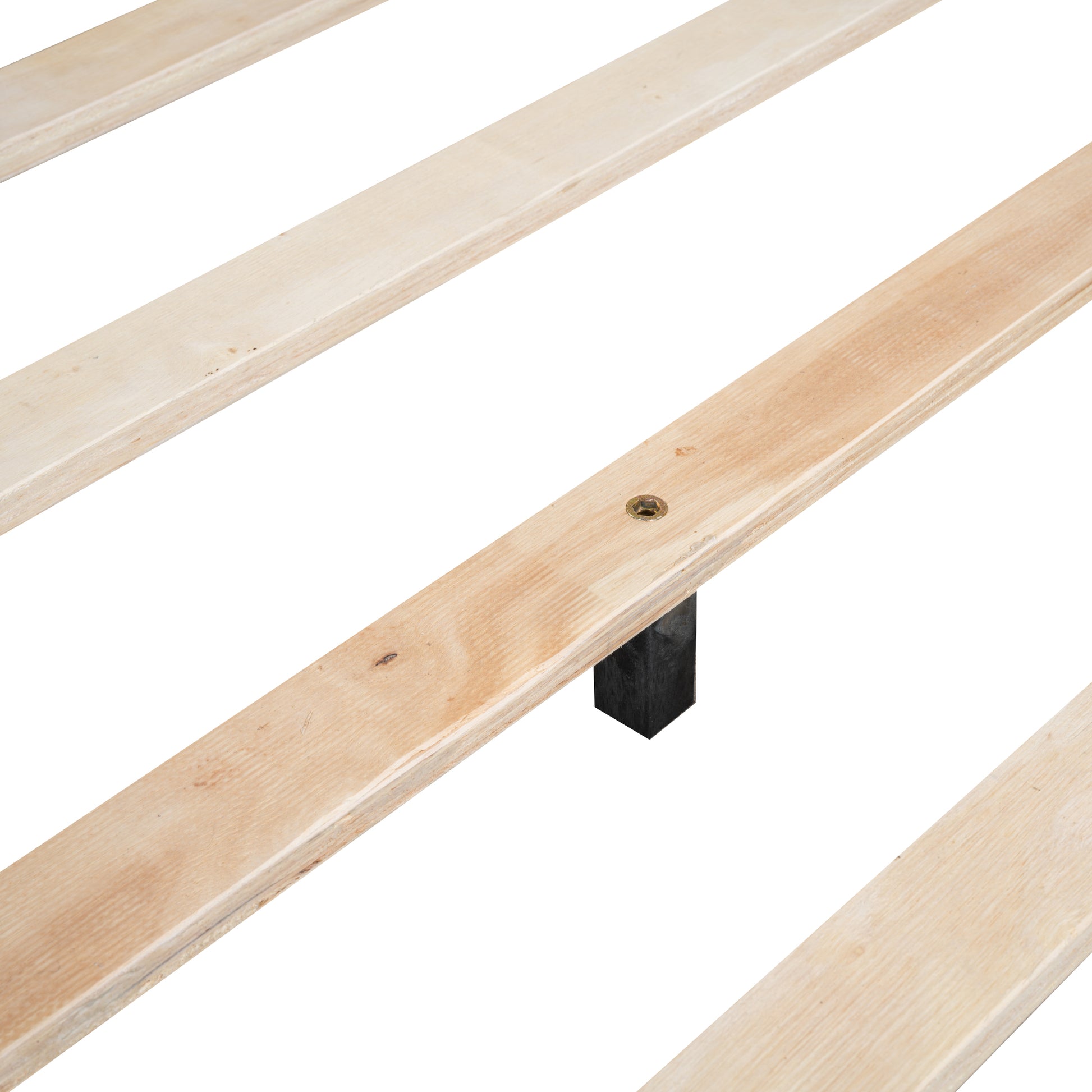 Full Size Velvet Platform Bed With Bear Shaped Headboard, With Bed End Storage Pocket, Beige Full Beige Plywood