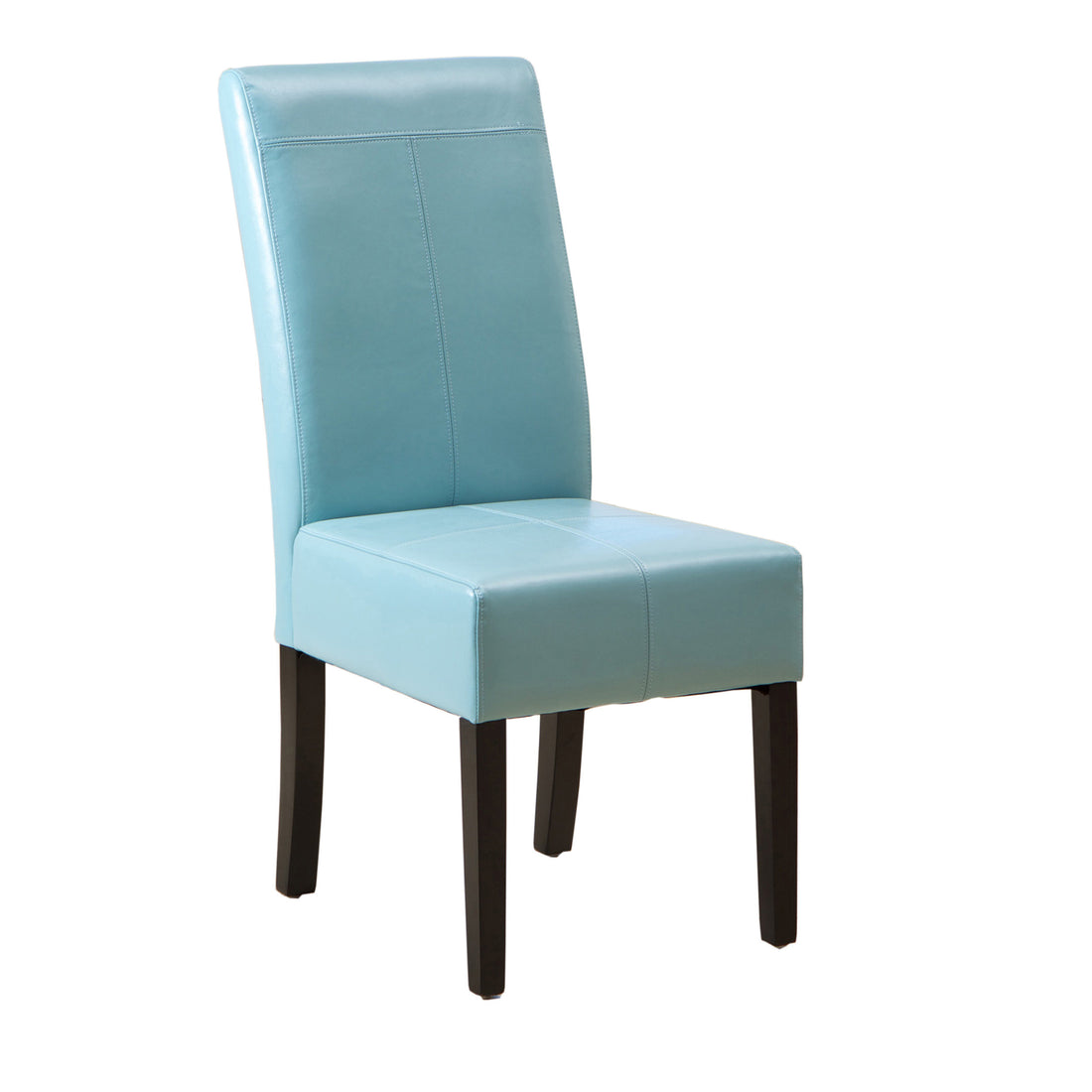 Pertica Kd Dining Chair - Teal Blue Leather