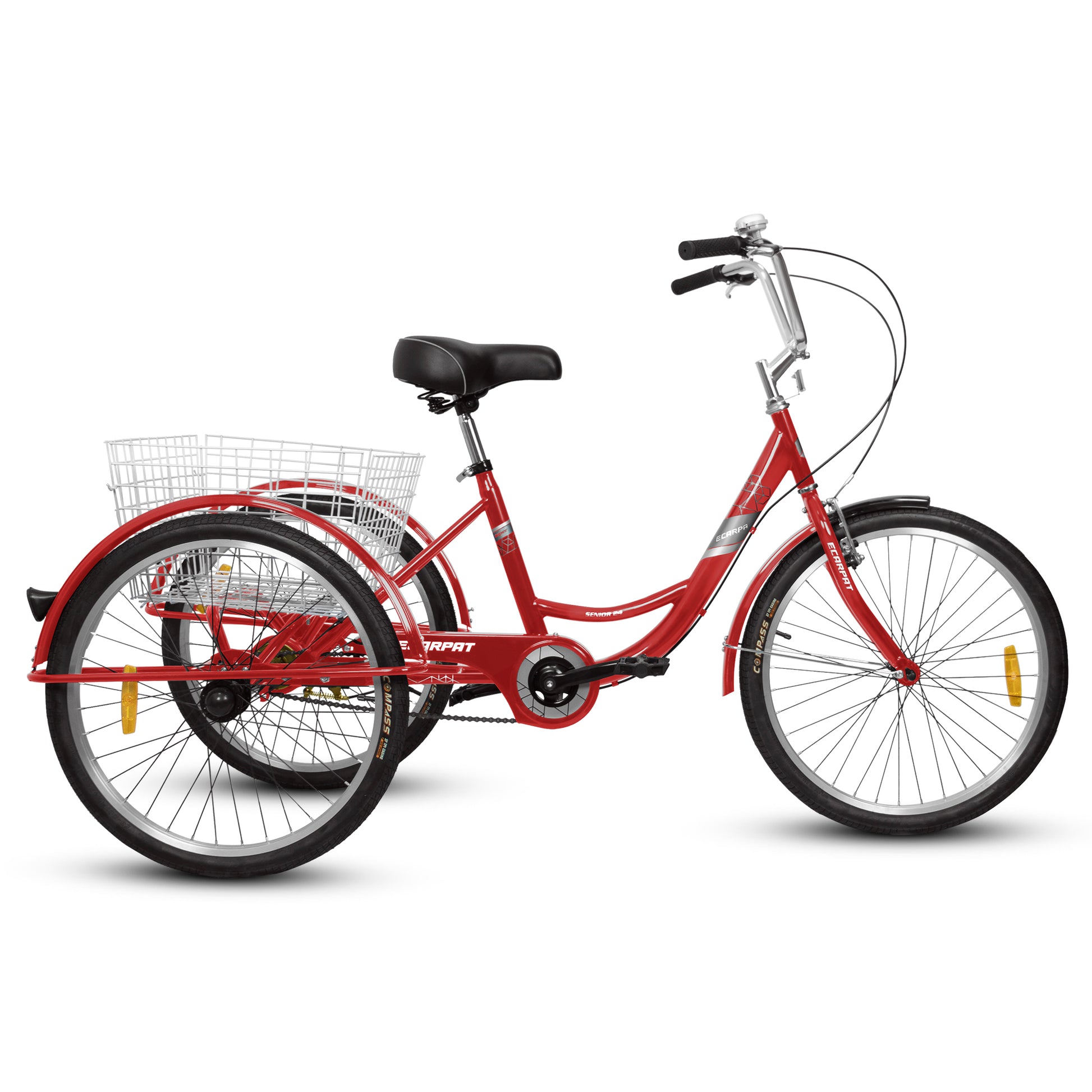 Adult Tricycles, 1 Speed Adult Trikes 24 Inch 3 Wheel Bikes, Three Whe Adult Tricycles, 1 Speed Adult Trikes 24 Inch 3 Wheel Bikes, Three Whe