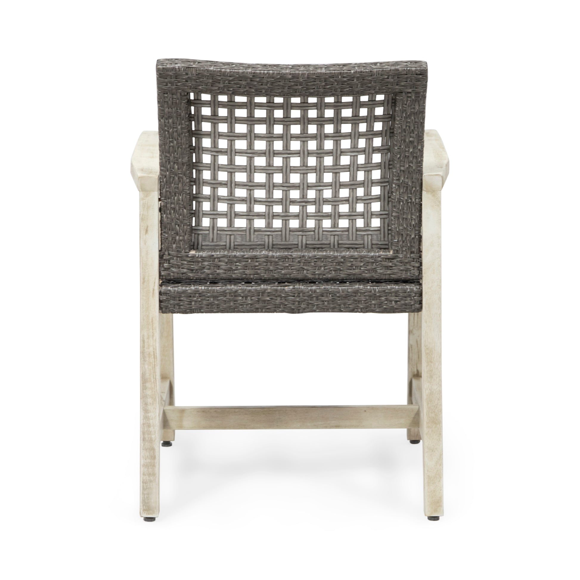 Hampton Wood And Wicker Dining Chair Set Of 2 Black Grey Velvet