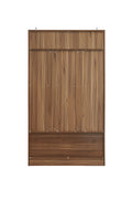 Closet, Suitable For Living Room, Entryway, Bedroom Walnut Mdf