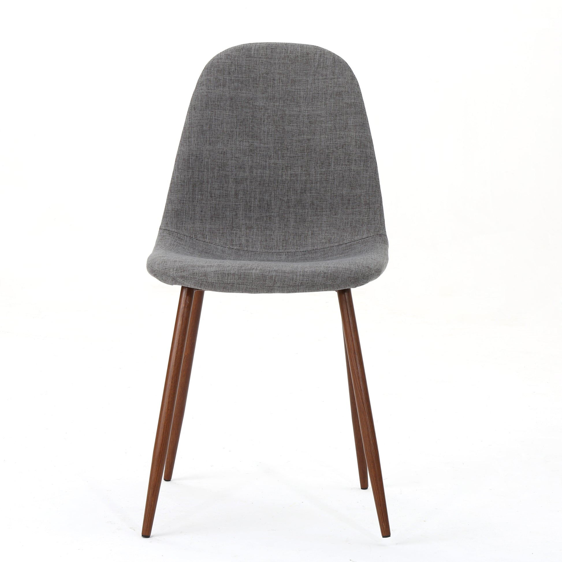 Dining Chair Light Grey Fabric