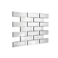 Large Framless Rectangular Accent Wall Mirror 47.2