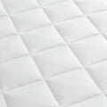 Overfilled Deep Pocket Mattress Pad White Queen White Nylon Queen