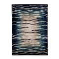 Jersey Area Rugs, Carpets For Livingroom, 5X7 Area Rugs ,3001 Blue Rectangle 5&7 Blue Contemporary Abstract Polypropylene