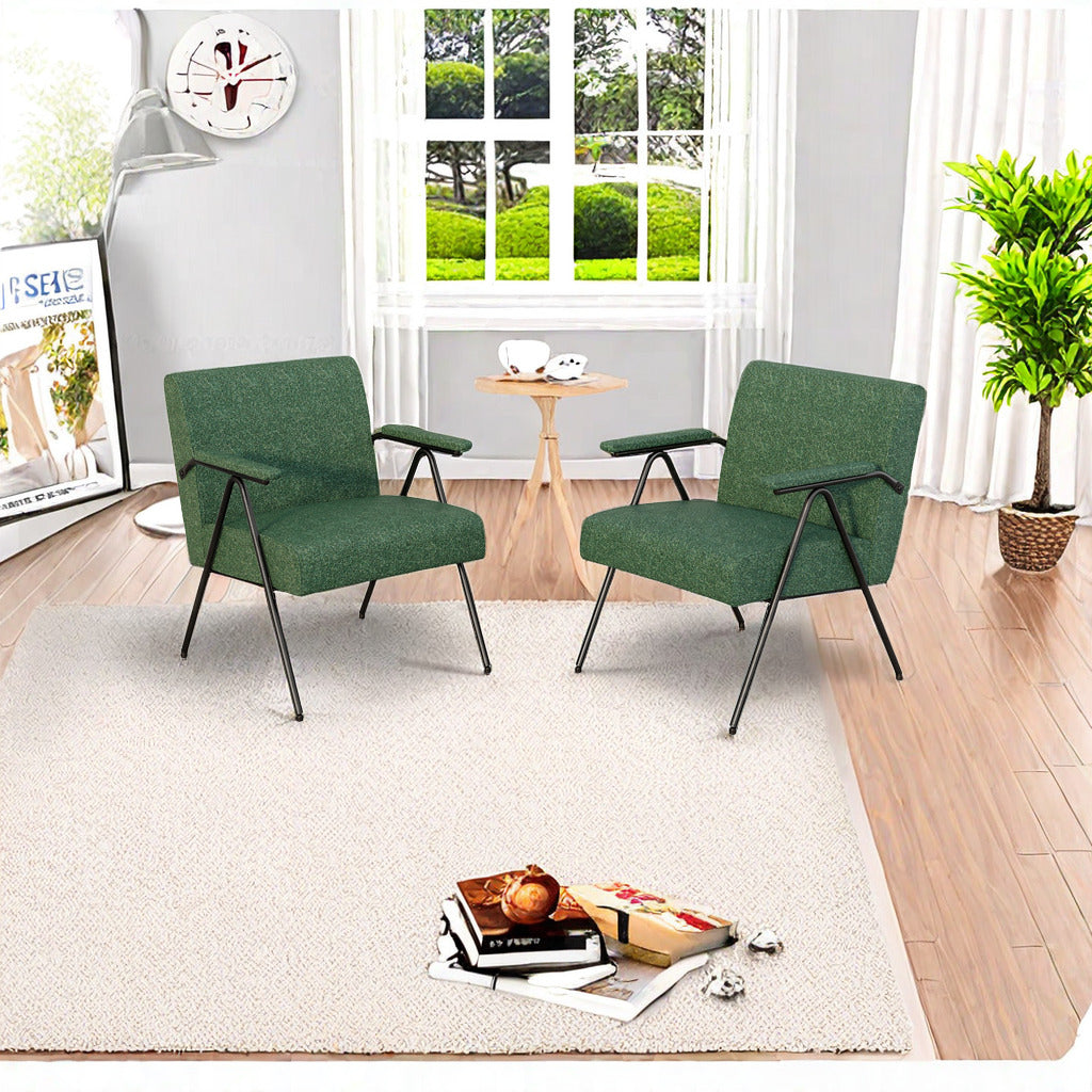 Fx P91 Gr Sofa Chair Temu Suitable Green Linen 1 Seat