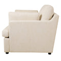 Mirod Oversized Accent Chair Comfortable Armrest Cushions, Versatile Neutral Style, Elegant Design, Durable Frame Beige Polyester