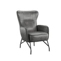 Graham Gray Accent Chair Gray Foam Engineered Wood