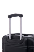 Luggage Universal Wheel Hard Shell Lightweight Password Lock Family Set Black, 3 Piece Set 20 Inches 24 Inches 28 Inches Black Abs