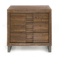 Reclaimed Oak 3 Drawer Nightstand Oak 3 Drawers Bedroom Rectangle Transitional Acacia Drawers Oak Wood