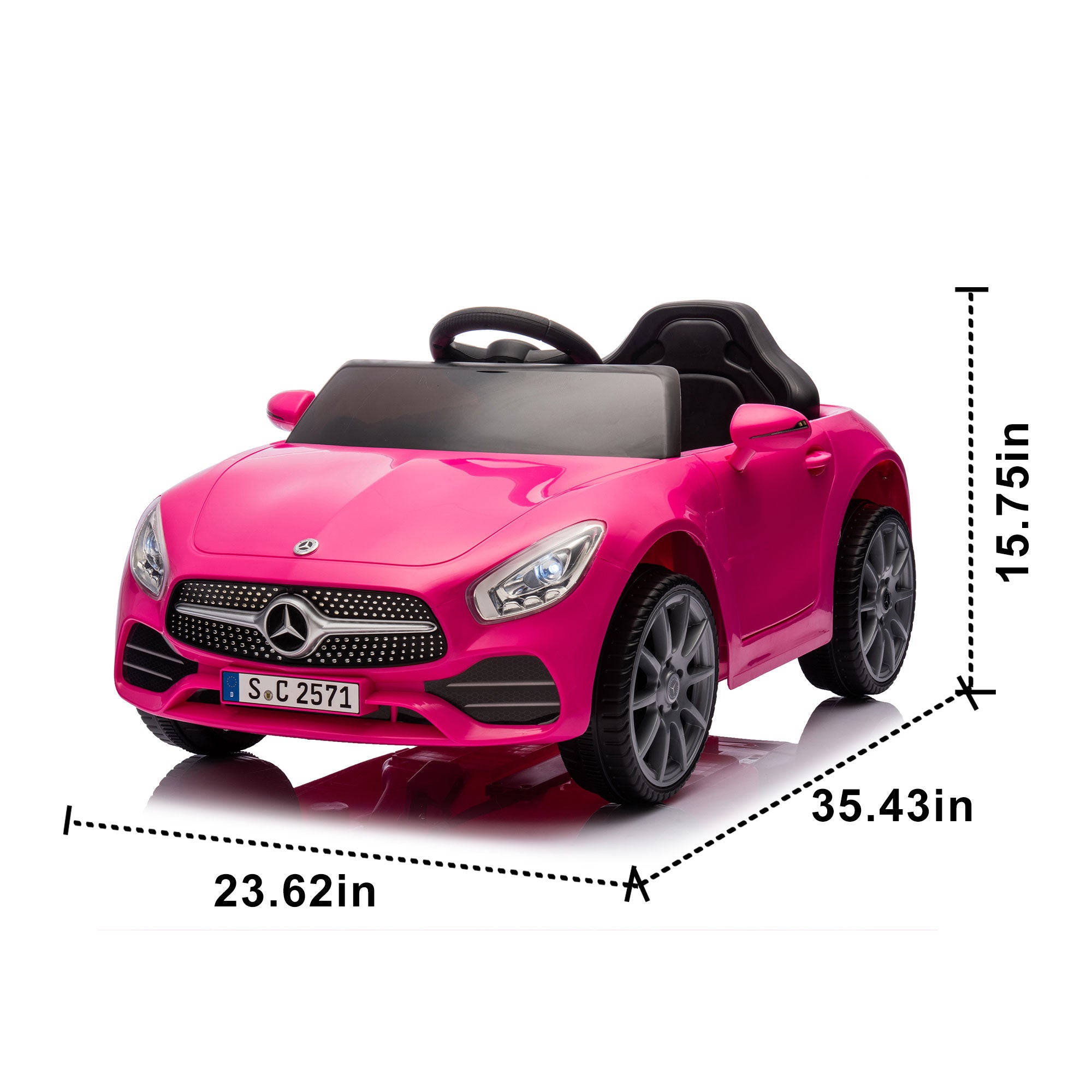 Licensed Mercedes Benz Cls 350,12V Kids Ride On Toy Car W Parents Cont