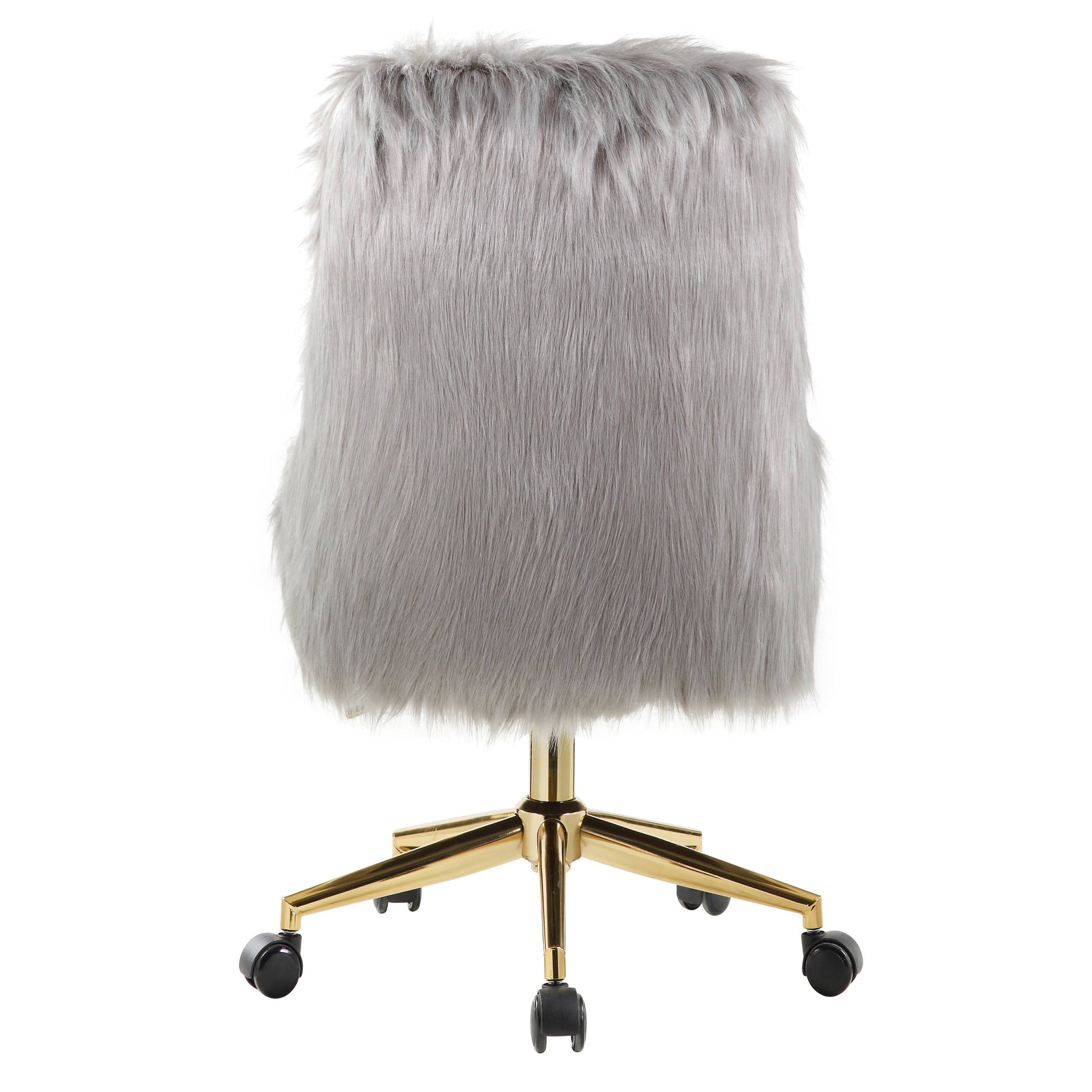 Grey And Gold Swivel Office Chair Solid Grey Gold Office Rectangular Luxury Office Chairs Solid Back Swivel Fabric Metal