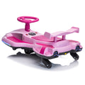 12V Kids Ride On Electric Toy,360 Degree Drift In Place,Spray Function,Front&Side Lights Design,Usb Mp3,Bluetooth,Music, 3.73 4.35 Mph,Easy Installation,Ultimate Cool Operation For Kids Aged 3 . Pink 100 149 Lbs Polypropylene