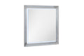 Moon White Marble Mirror With Led Marble Solid Wood Mdf