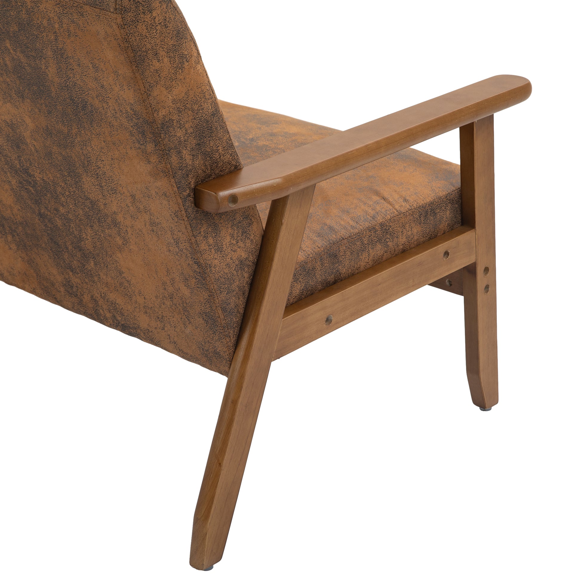 Coolmore Mid Century Modern Solid Loveseat Sofa Upholstered Microsuede Fabric Loveseat, 2 Seat Upholstered Loveseat Sofa Modern Couch Coffee Microsuede 2 Seat