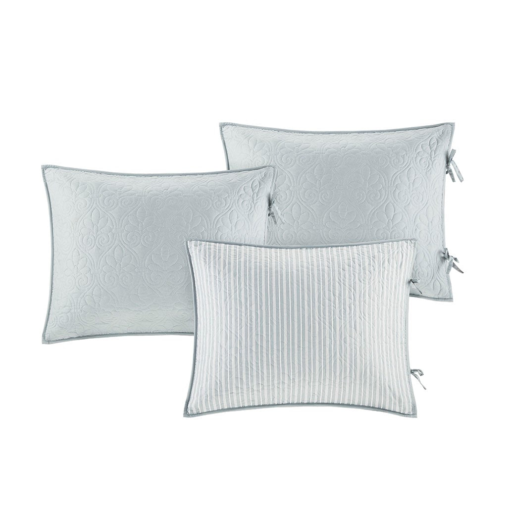 6 Piece Reversible Daybed Cover Set Grey Daybed Grey Cotton