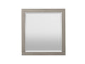 Mirror Light Gray Solid Wood Mdf Glass