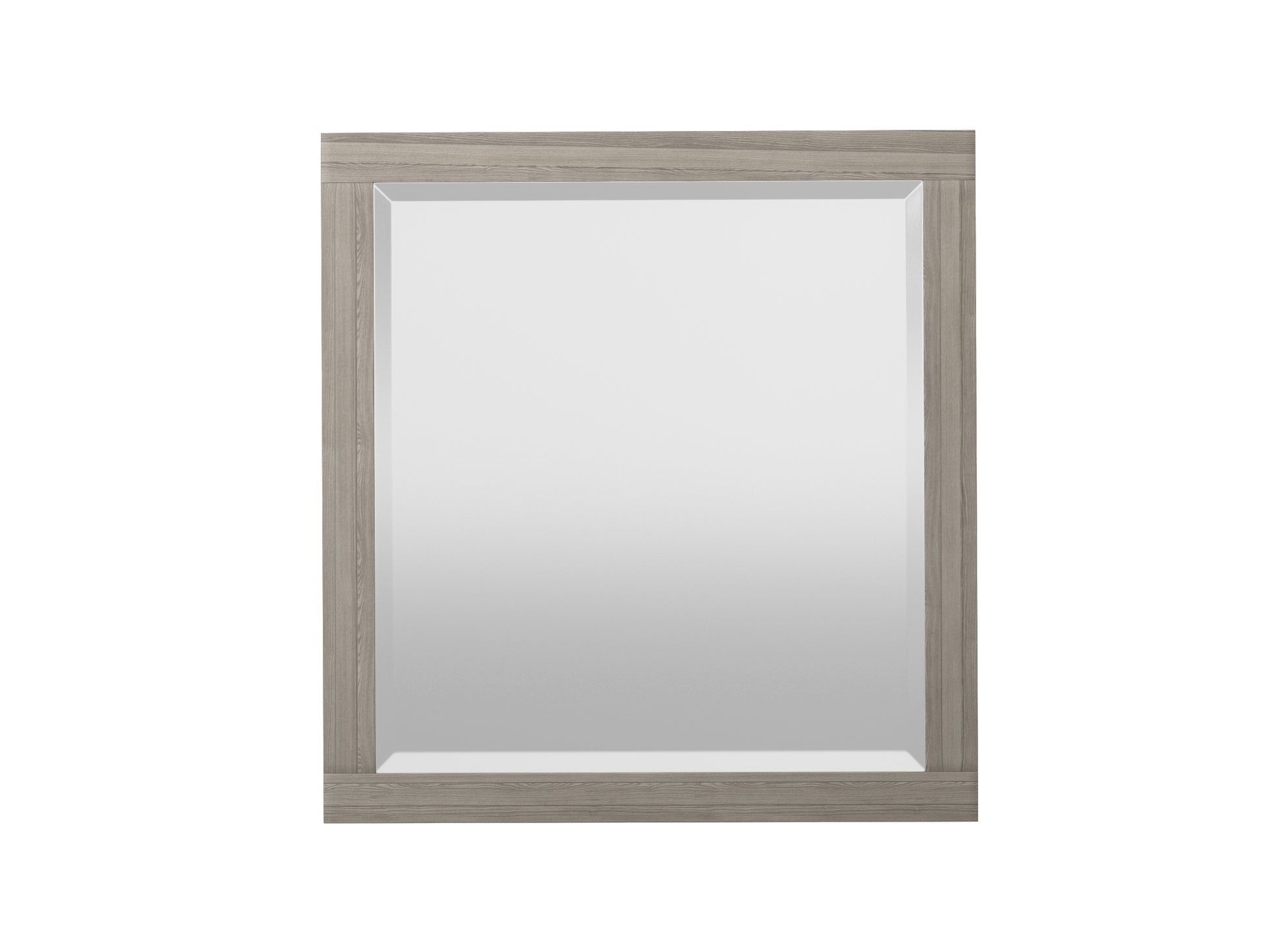 Mirror Light Gray Solid Wood Mdf Glass