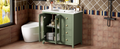 36 Inch Bathroom Vanity With Two Soft Close Doors, Adjustable Shelves And Three Soft Close Drawers Green Bathroom Solid Wood Mdf