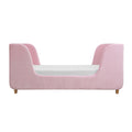 Bodhi Upholstered Toddler Bed In Pink Pink Polyester