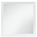 Charlston White Mirror White Solid Wood Mdf