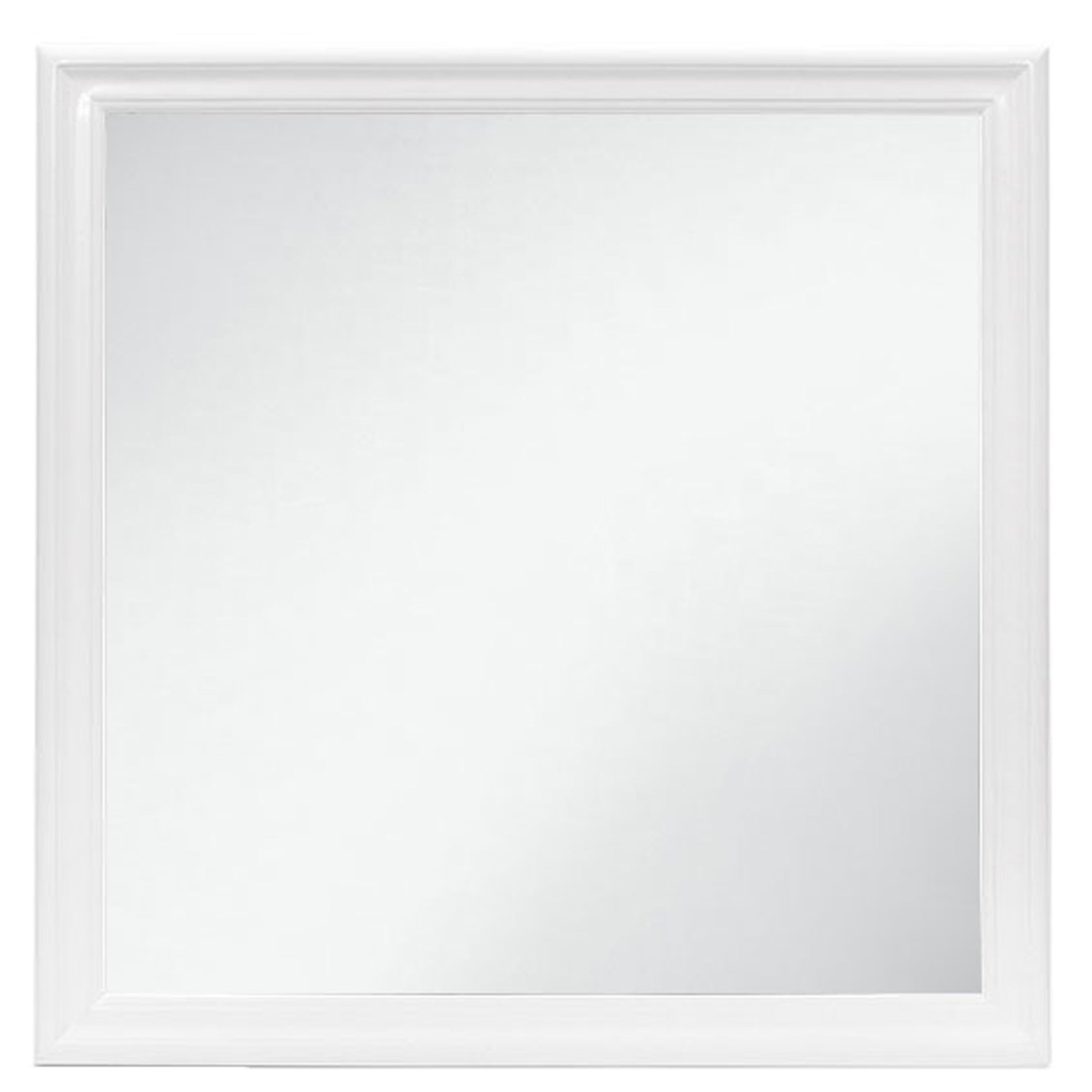 Charlston White Mirror White Solid Wood Mdf