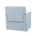 Slipcover Accent Armchair Light Blue Upholstered