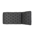 Chaise Lounge Charcoal Fabric 1 Seat