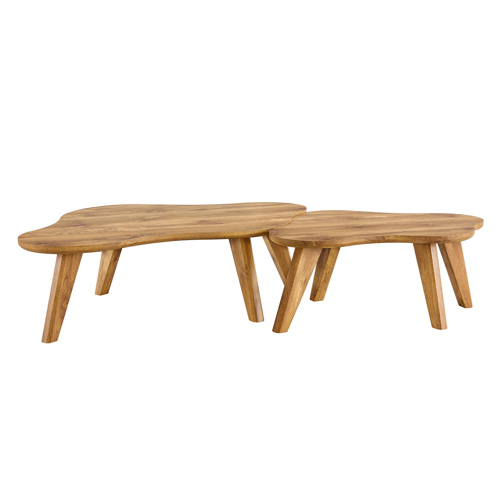 Modern Minimalist Wood Color Table Top Coffee Table. Log Style Coffee Table.Cloud Shape Gives You A Experience, Computer Desk. The Game Table. Suitable For Dining And Living Rooms. Wood Mdf