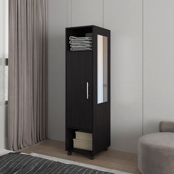 Wardrobe Boston, Bedroom, Black Black Engineered Wood