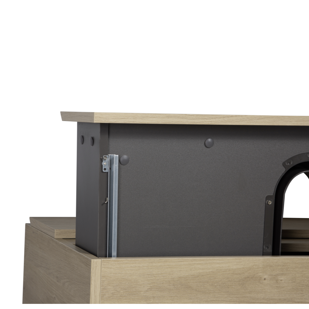 36'' Vanity Base Only, Wall Mounted Bathroom Vanity Only In Natural Wood, No Countertop Included, 24V22Wh 36V Natural Wood Melamine