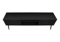 Tv Stand, 72 Inch, Media Entertainment Center, Storage Cabinet, Console, Storage Shelves, Bedroom, Living Room, Black Laminate, Contemporary, Modern Black 70 79 Inches Solid Wood Mdf