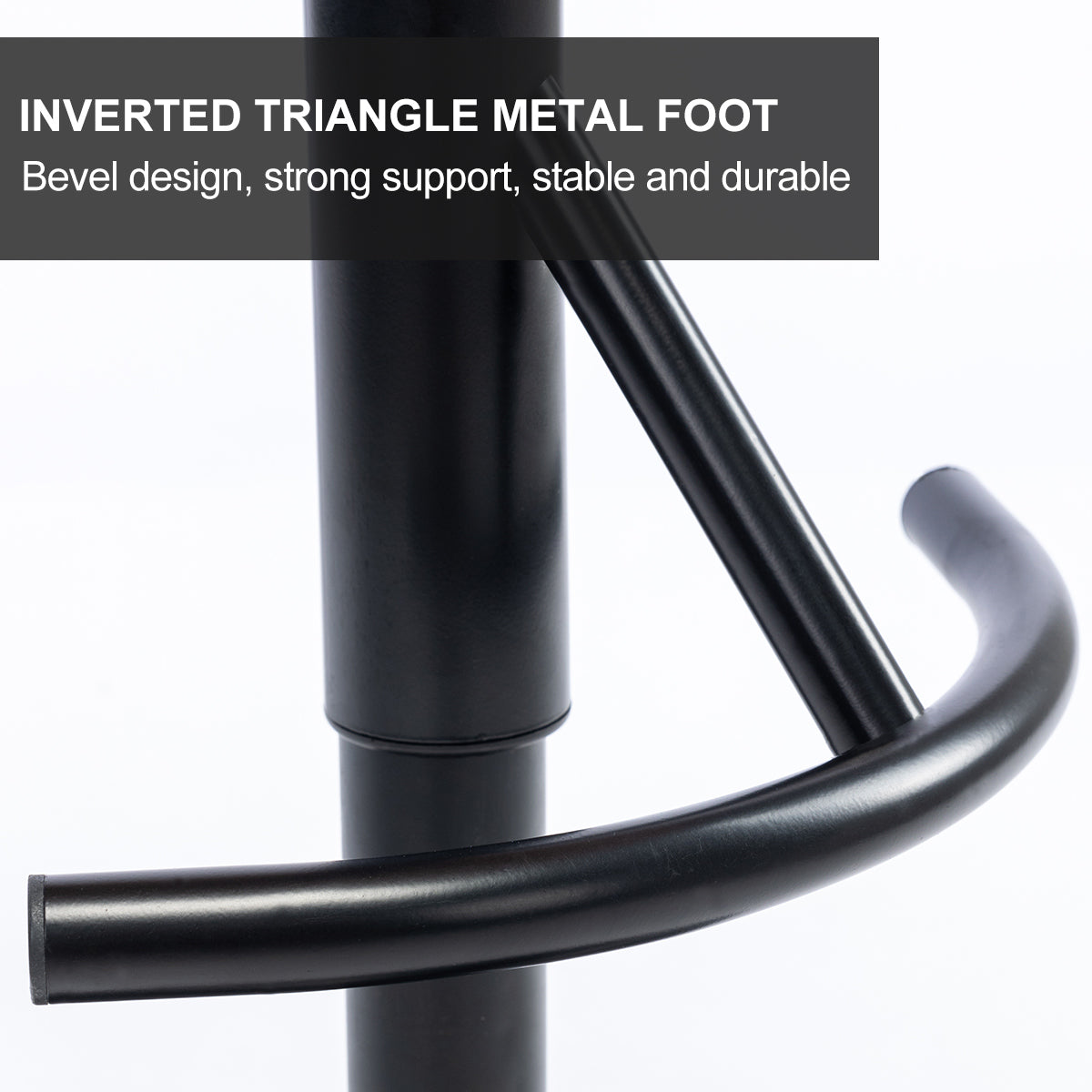 Adjustable Swivel Light Luxury Premium Bar Stool For Kitchen Counter And Dining Room Khaki Khaki Steel