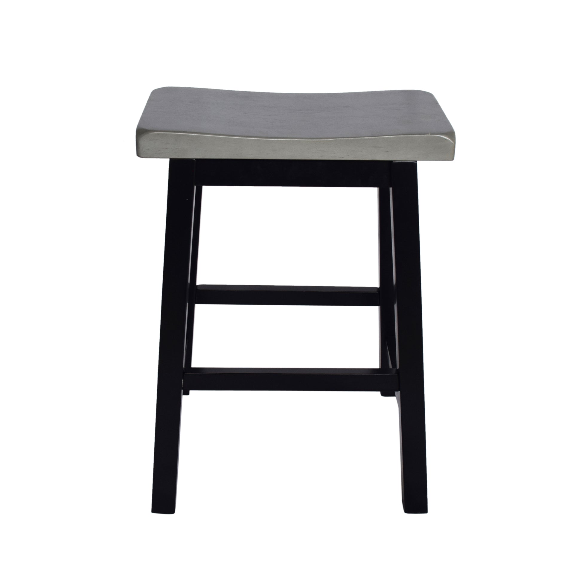 Bar Set Grey Black Rubber Wood