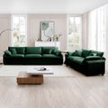 Family Sofa Set Deep Seat Sofa, Warm Sofa For Home Cinema And Living Room, One 2 Seater Sofa And One 3 Seater Sofa,Green Corduroy Green Corduroy 5 Seat