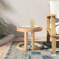 Outdoor Acacia Wood Side Table, 18