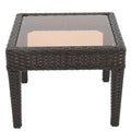 Antibes Accent Table - Brown Multi Rattan