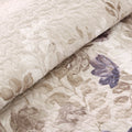 6 Piece Printed Quilt Set With Throw Pillows Taupe Full Queen Full Multicolor Cotton