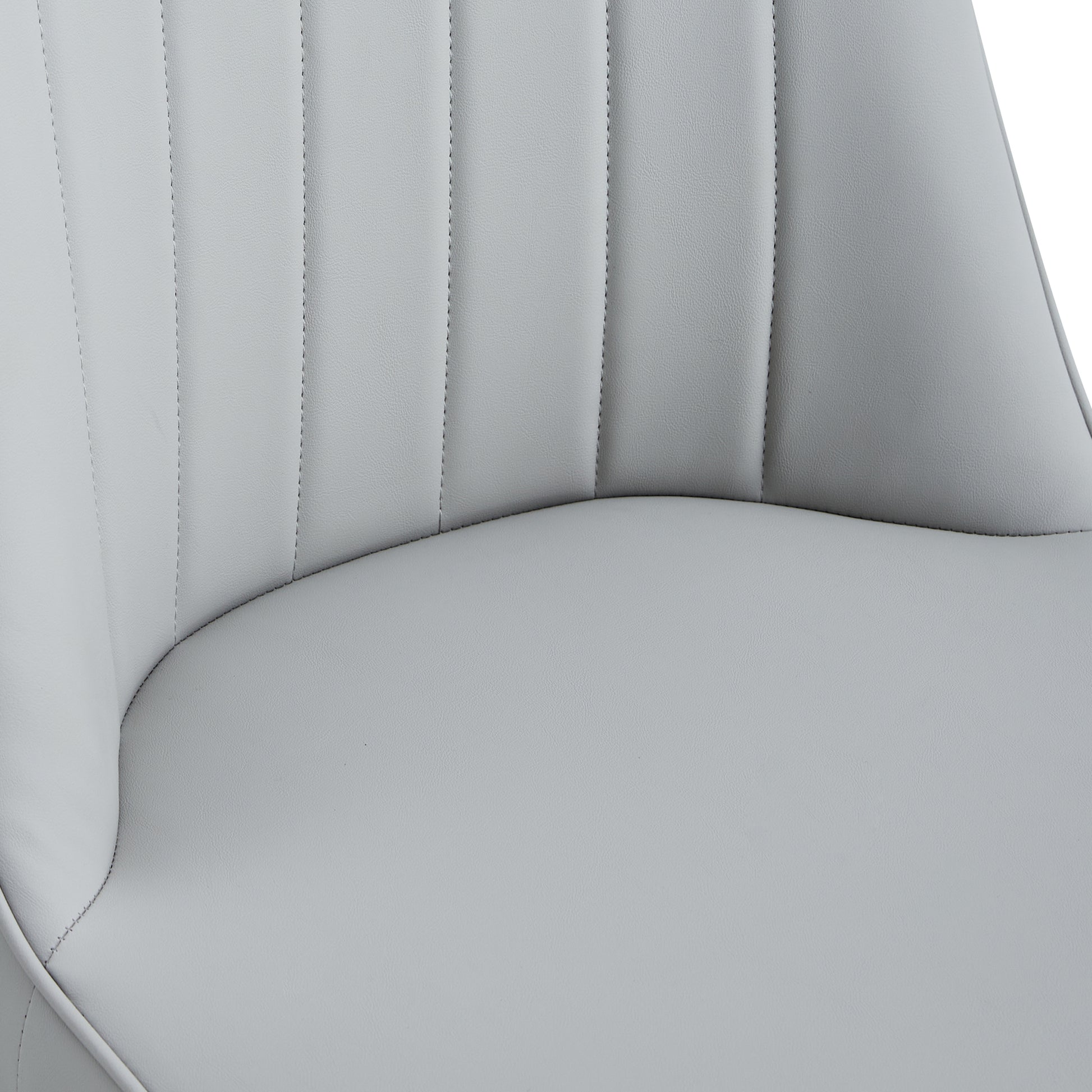 Table And Chair Set.The Table Has A Glass Top With Imitation Marble Pattern Stickers And Stainless Steel Golden Legs. Paried With Chairs With Pu Artificial Leather Backrest Cushions And Black Legs. Black Gold Seats 8 Glass Metal