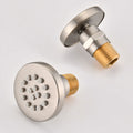 Brushed Nickel Shower System With Handheld And 4 Body Sprays Brushed Nickel Brass