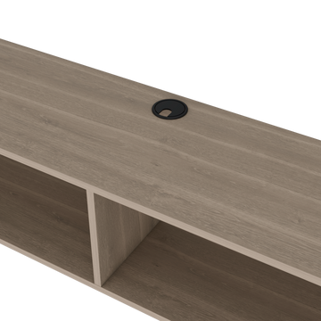 Floating Tv Stand Moore, Living Room, White Oak White Oak 60 69 Inches Engineered Wood