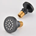 Matte Black Shower System With Handheld And 4 Body Sprays Matte Black Brass