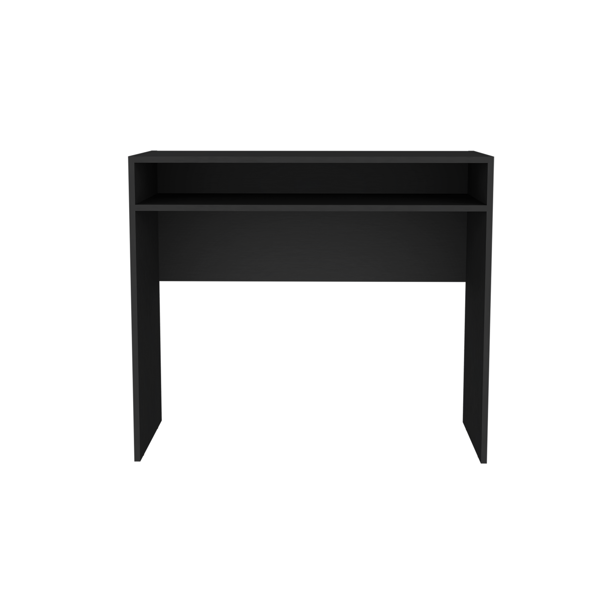 Desk Caraway, Office, Black Black Engineered Wood