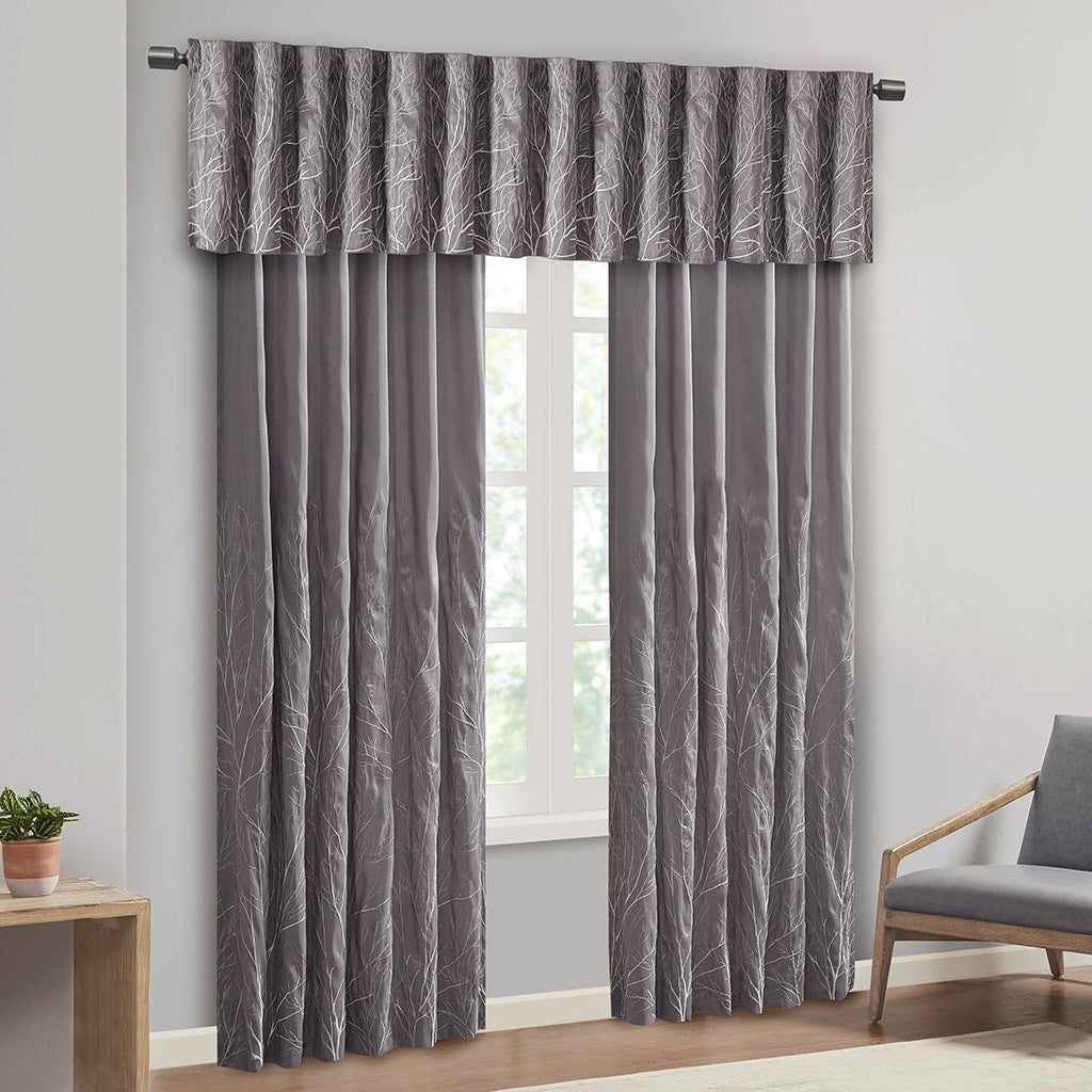 Curtain Panel Only 1 Pc Panel Grey Polyester