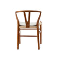 Wishbone Chairs For Dining Room,Soild Wood Weave Dining Chair,Armchair,Fully Assembled,Set Of 2 Beech Wood Walnut Dining Room Lacquered Mid Century Modern Arm Chair Beech Wicker Wood