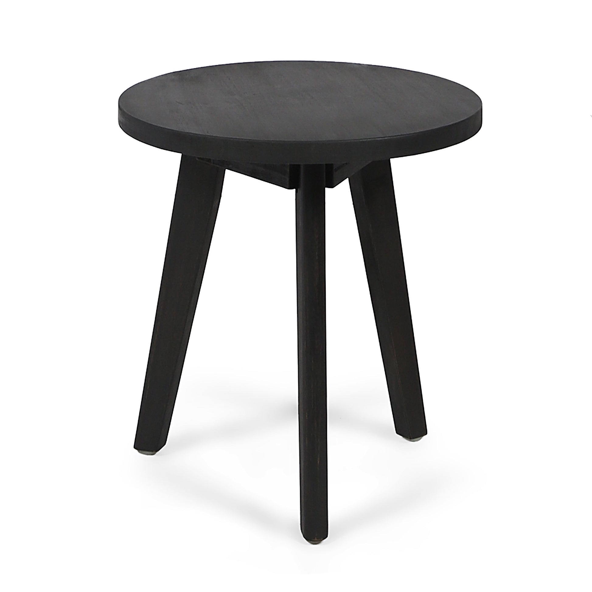 Marina Side Table Dark Grey Acacia Wood