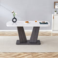 Modern Dining Table, Dining Room Table With 63