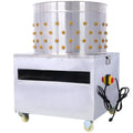 Chicken Poultry Plucker 2200W 240R Min Turkey Chicken Poultry Plucking Machine 23.5Inch Barrel Diameter Stainless Steel Feather Plucking Machine Silver Stainless Steel