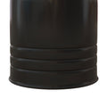 Homcom Nesting Storage Ottomans Set Of 2 With Lids, Hidden Space Black Metal