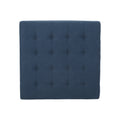 Isabella Ottoman Navy Blue Fabric